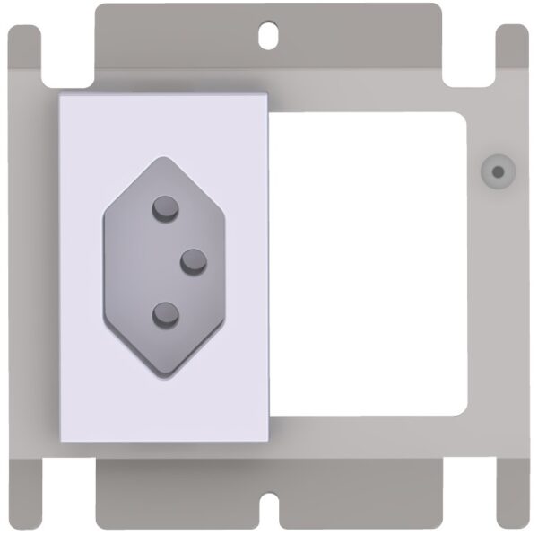 Produktbild UBD 100 116  -  Steckdoseneinsatz für 2x FLF, inkl. 1x T13 weiss